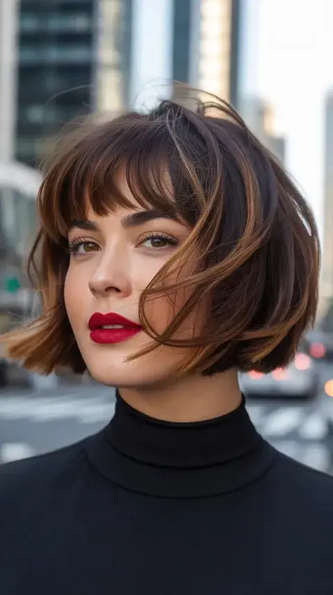 Foto de corte french bob.