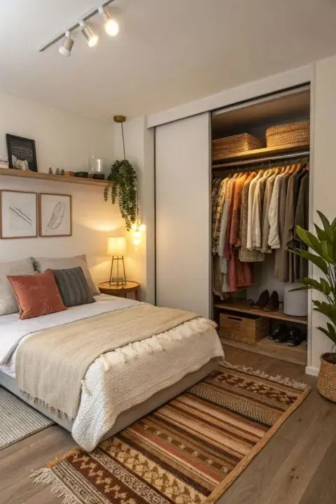 El dormitorio ordenado