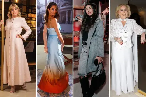 El Martin Fierro de la moda a Mejor estilo en conducción femenina en programa semanal se dirime entreTeté Coustarot (Argentina, de película), Juana Viale (Almorzando con Juana), Josefina “China” Ansa (Lado V) y Mirtha Legrand (La noche de Mirtha). El Martin Fierro de la moda a Mejor estilo en conducción femenina en programa semanal se dirime entreTeté Coustarot (Argentina, de película), Juana Viale (Almorzando con Juana), Josefina “China” Ansa (Lado V) y Mirtha Legrand (La noche de Mirtha).