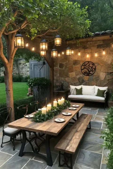 Foto de patio exterior.