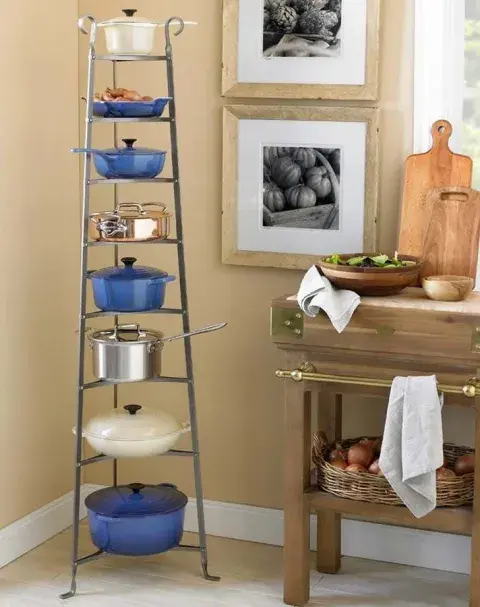 Foto de rack para ollas.