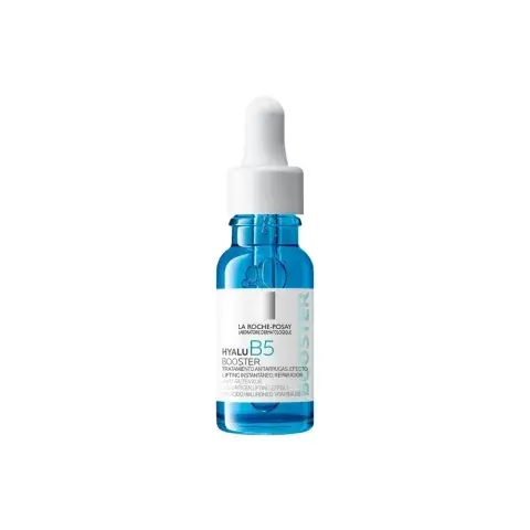 La Roche-Posay Hyalu B5 Booster Antiarrugas Hidratante es un sérum facial diseñado para hidratar intensamente y reducir las arrugas. (La Roche Posay  $119.000)