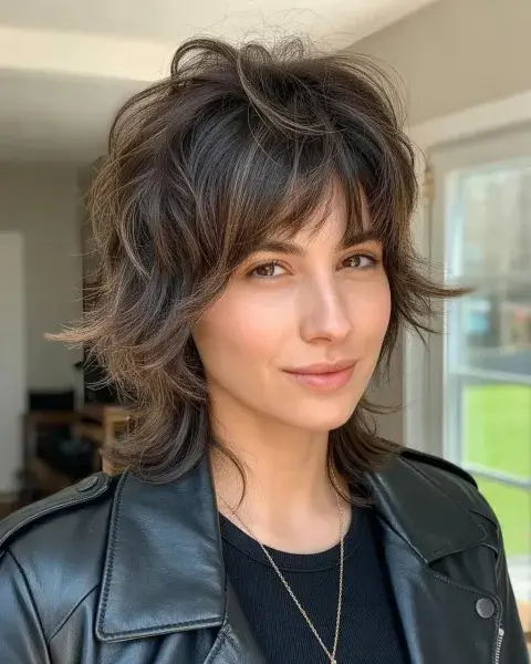 Soft wolf cut