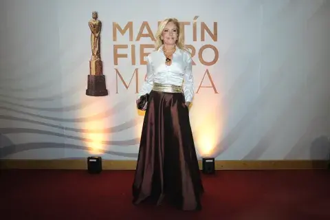 Susana Roccasalvo en la alfombra roja de los Martín Fierro de la Moda 2026. Susana Roccasalvo en la alfombra roja de los Martín Fierro de la Moda 2026.