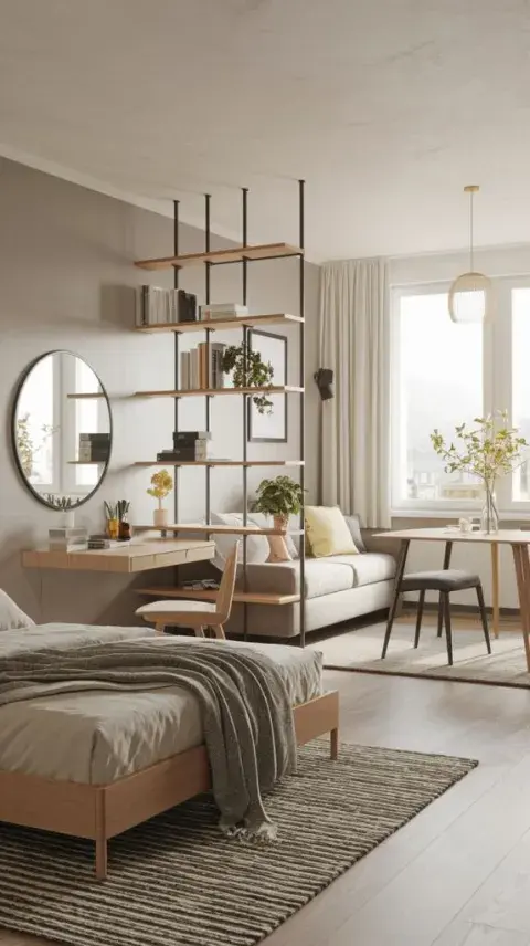 En espacios reducidos, cada mueble cuenta. La tendencia es elegir piezas versátiles que puedan adaptarse a distintas necesidades.