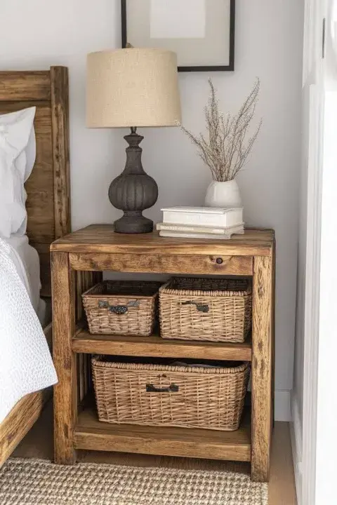 Foto de mueble de madera.
