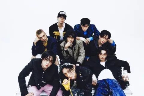 Foto de la banda Stray Kids.