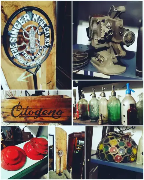 Objetos de decoración retro. Objetos de decoración retro.