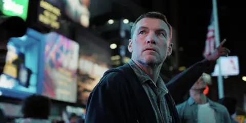 Sam Worthington en Te encontraré. Sam Worthington en Te encontraré.