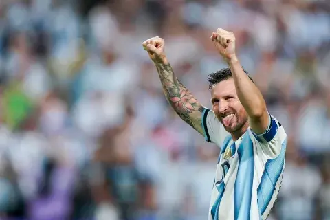 messi celebra en el primer partido de la selección messi celebra en el primer partido de la selección