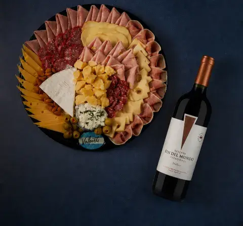 Picada y vino