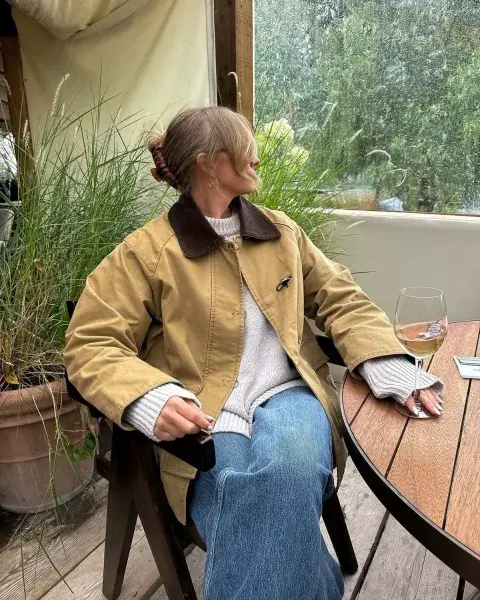 Una chaqueta barrel Una chaqueta barrel