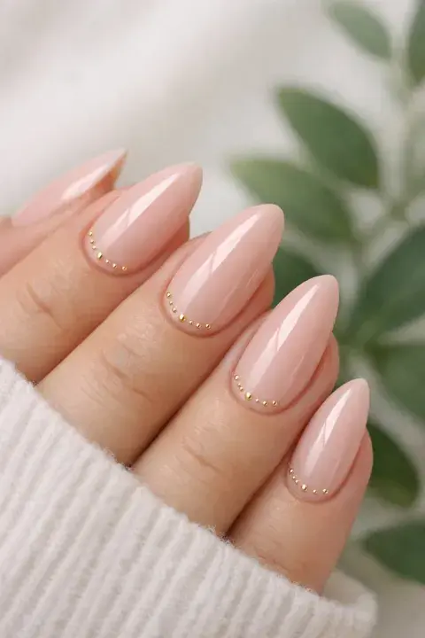 Uñas rosas de invierno