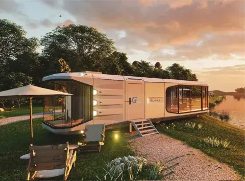Foto de una Glamni tiny house. Foto de una Glamni tiny house.