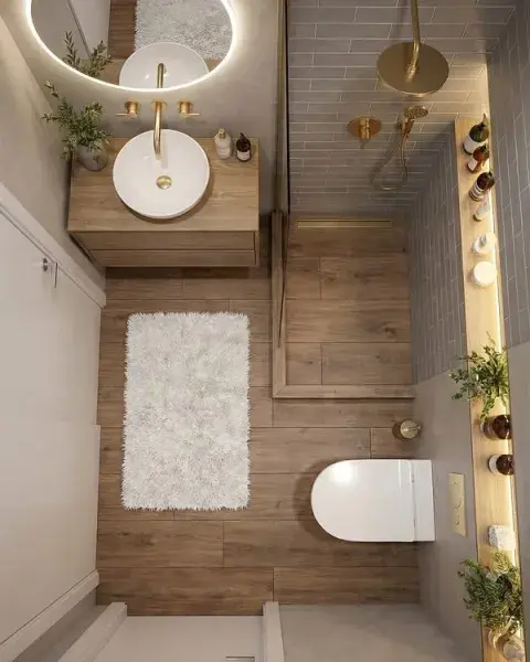 Foto de baño de 3m2. Foto de baño de 3m2.