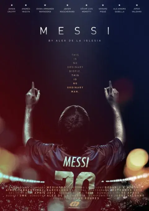 Póster de la película Messi, de Álex de la Iglesia.