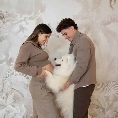 Julián Álvarez y Emilia Ferrero