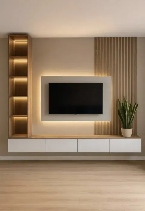 Foto de mueble de TV. Foto de mueble de TV.