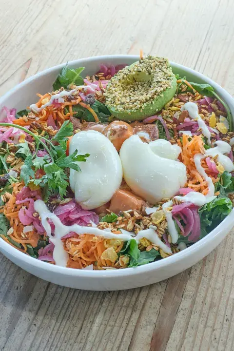 Plato con palta