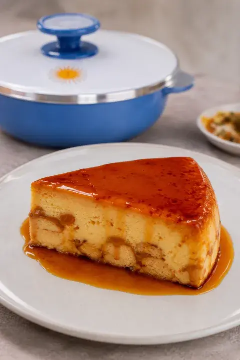 Budín de vainilla y caramelo Budín de vainilla y caramelo