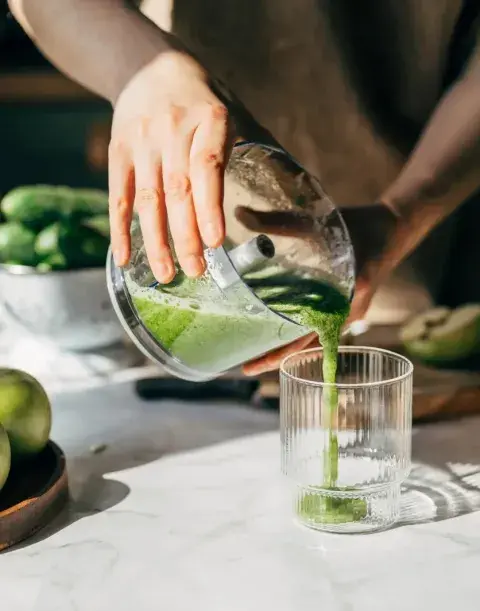 Agua de clorofila