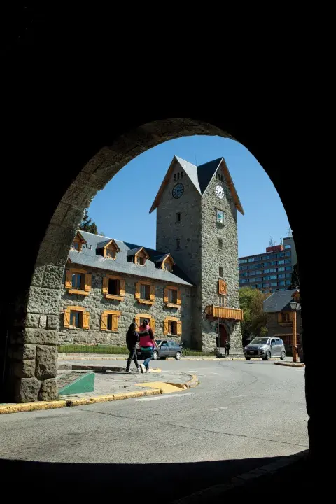 Una vista del centro cívico de Bariloche