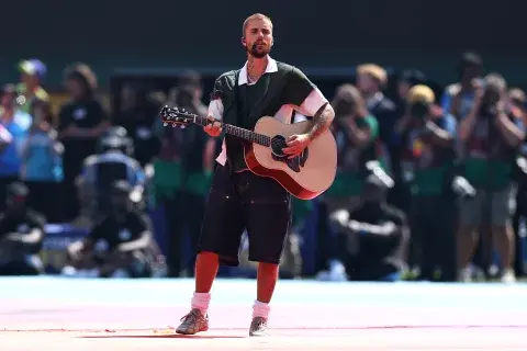Foto de Justin Bieber en el show de entretiempo del Mundial 2026. Foto de Justin Bieber en el show de entretiempo del Mundial 2026.