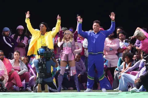 Foto de Madonna en el show de entretiempo del Mundial 2026. Foto de Madonna en el show de entretiempo del Mundial 2026.