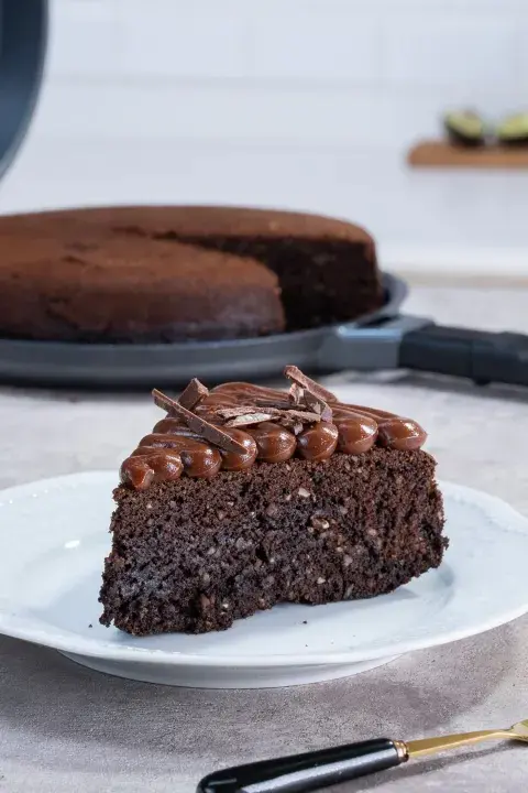 Torta de chocolate y palta sin gluten