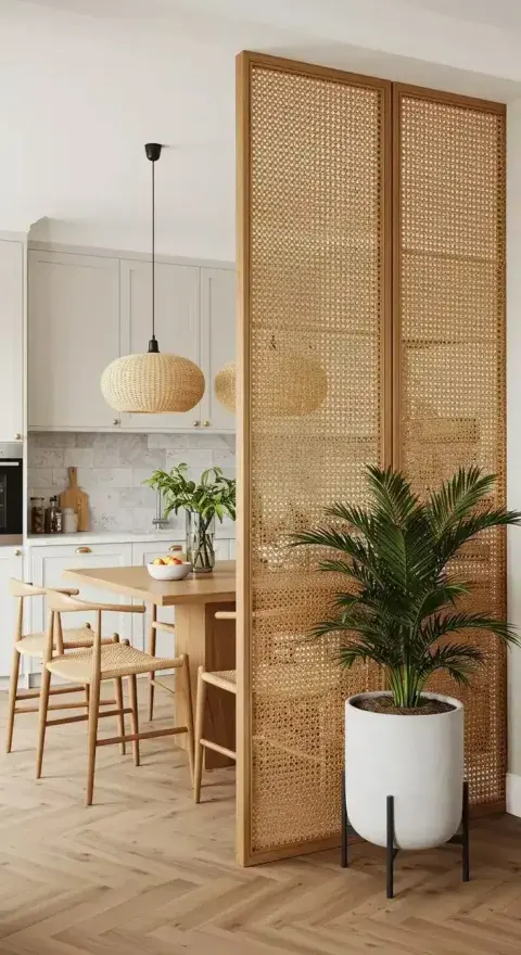 separar la cocina en un monoambiente