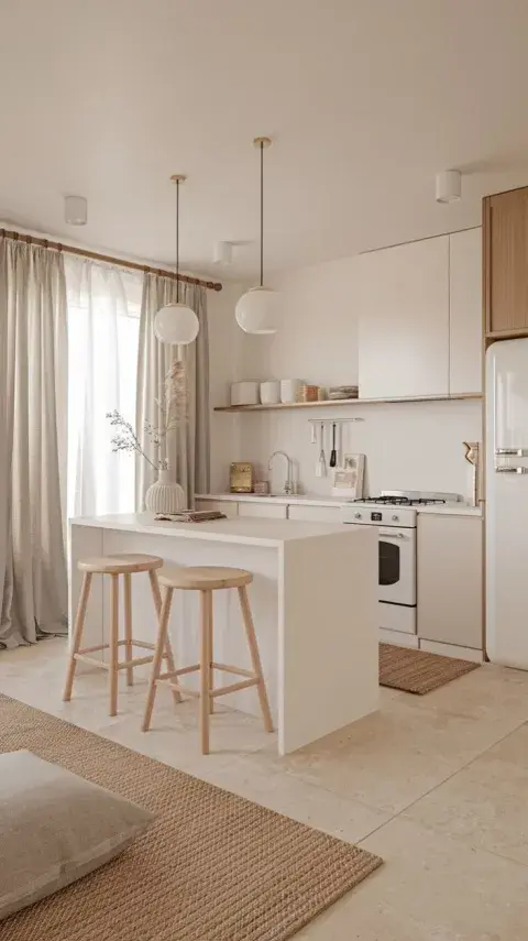 separar la cocina en un monoambiente