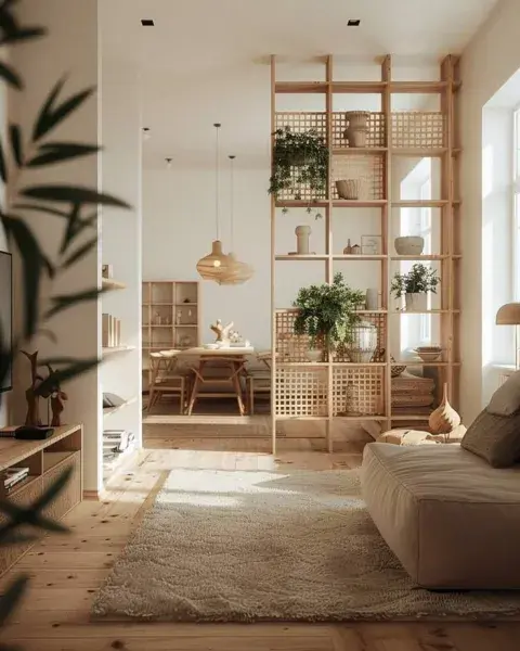 separar la cocina en un monoambiente