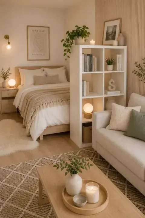 Ideas deco para dormitorios en monoambientes Ideas deco para dormitorios en monoambientes