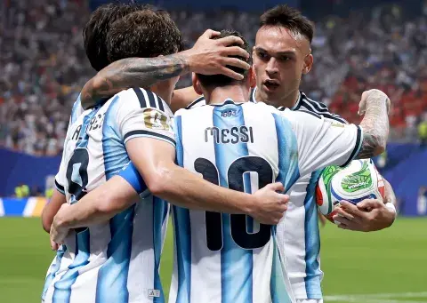 Imagen de la selección argentina. Imagen de la selección argentina.