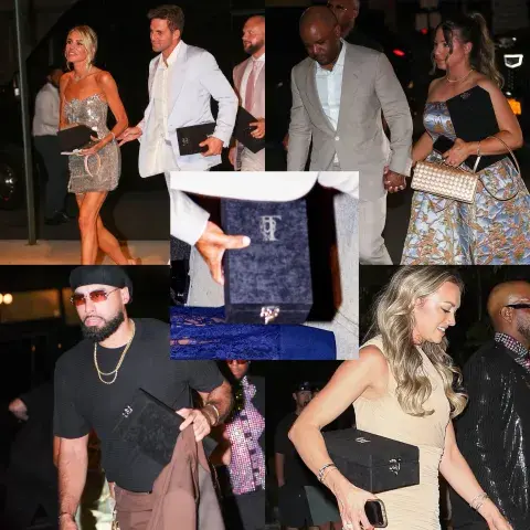 Invitados a la cena de ensayo de la boda de Taylor Swift. Invitados a la cena de ensayo de la boda de Taylor Swift.