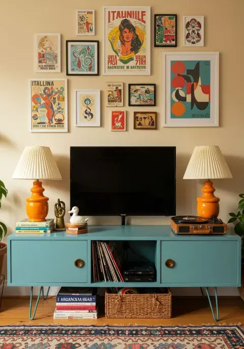 Foto de mueble de TV. Foto de mueble de TV.