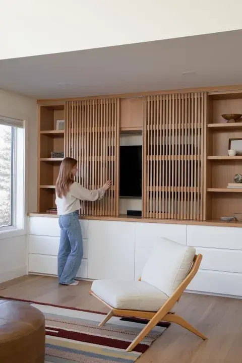 Foto de mueble de TV. Foto de mueble de TV.