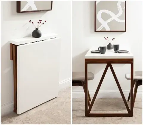 Mueble rebatible para cocina chica.