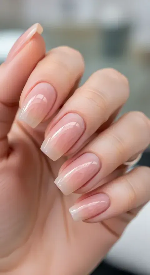 Los estilos de Quiet Nails más elegantes: Nude traslúcido. Los estilos de Quiet Nails más elegantes: Nude traslúcido.