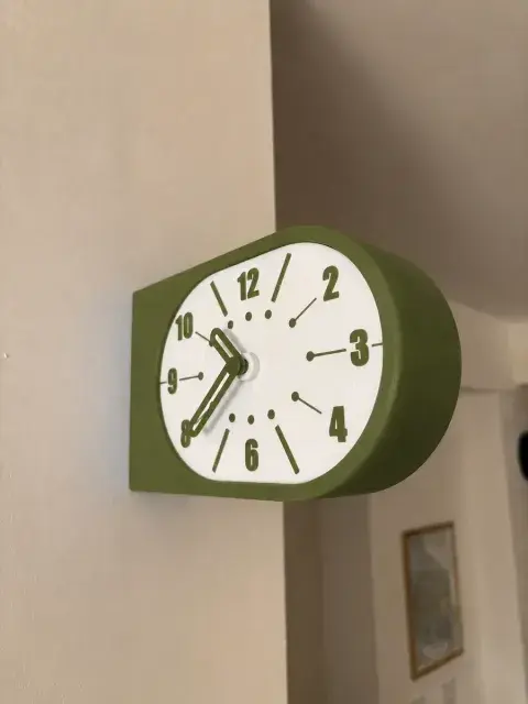 Reloj de pared retro.