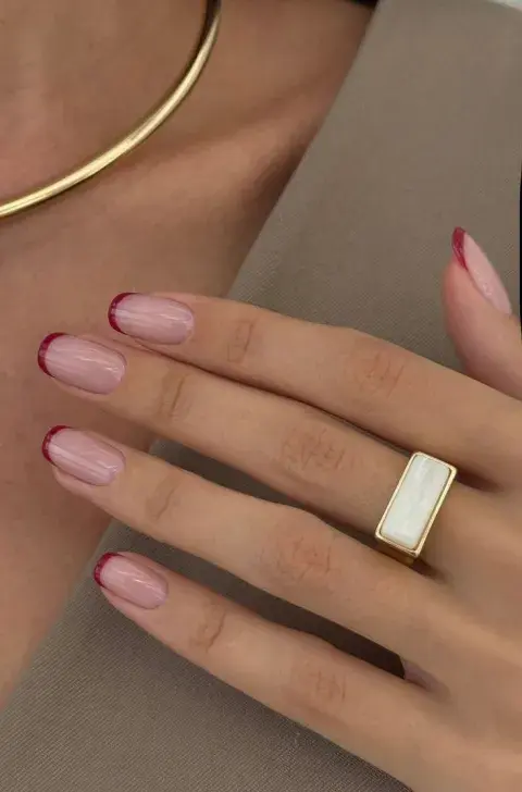 Uñas french Uñas french