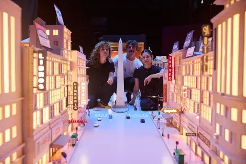 Maquetas de Moria, serie de Netflix.