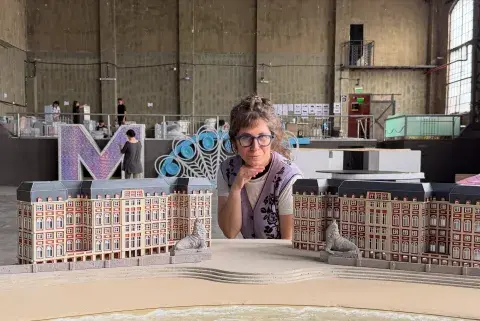 Proceso de maquetas de la serie de Moria.