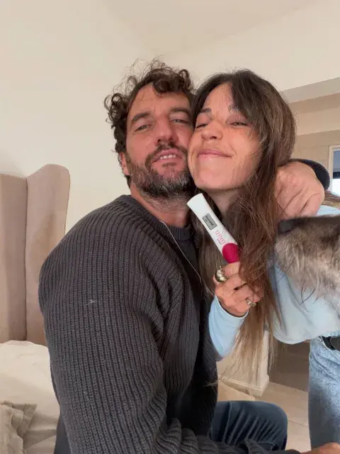 Cande Molfese y su pareja, Joaquín Cande Molfese y su pareja, Joaquín