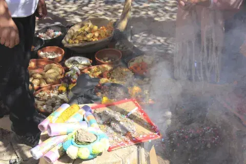 Ceremonia de la Pachamama
