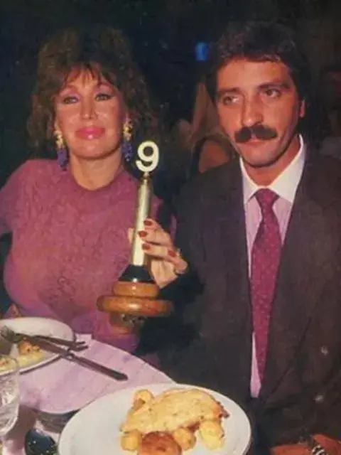 Foto de Moria Casán y Luis Vadalá. Foto de Moria Casán y Luis Vadalá.
