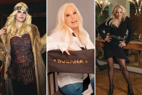 Las actrices que interpretan a Susana Giménes en la serie de Moria Casán en Netflix. Las actrices que interpretan a Susana Giménes en la serie de Moria Casán en Netflix.