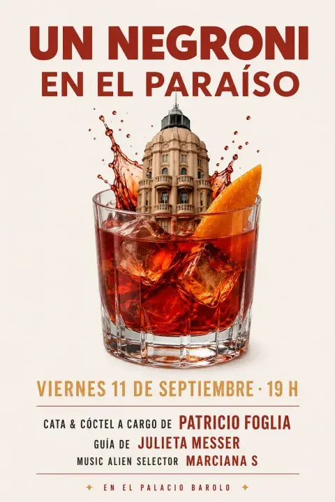 Un negroni en el paraíso, evento en palacio barolo Un negroni en el paraíso, evento en palacio barolo
