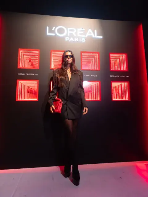 Zaira Nara con un look total black Zaira Nara con un look total black