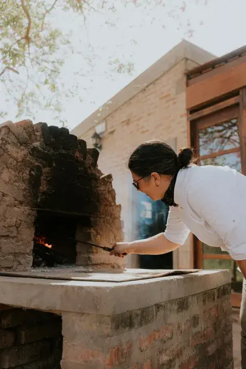 Alina Ruiz, cocinera, en Chaco Alina Ruiz, cocinera, en Chaco